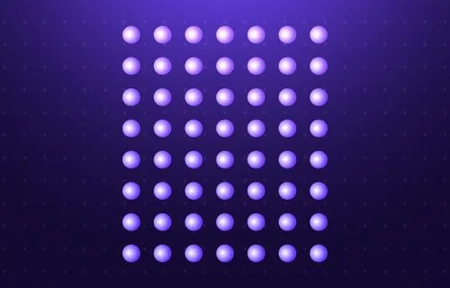 Purple dot grid